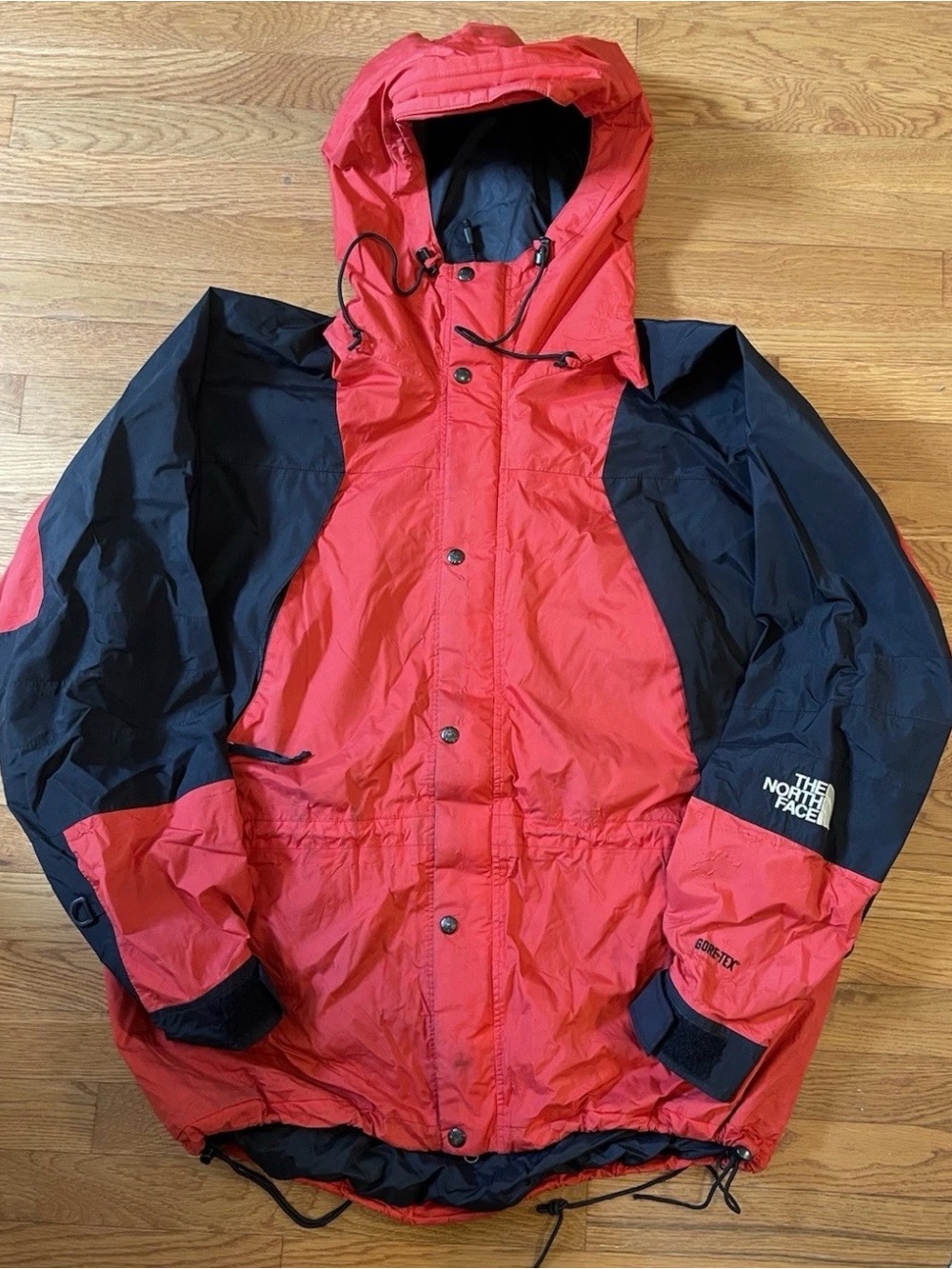 The North Face Black & Red Gore-Tex Jacket with Hood
